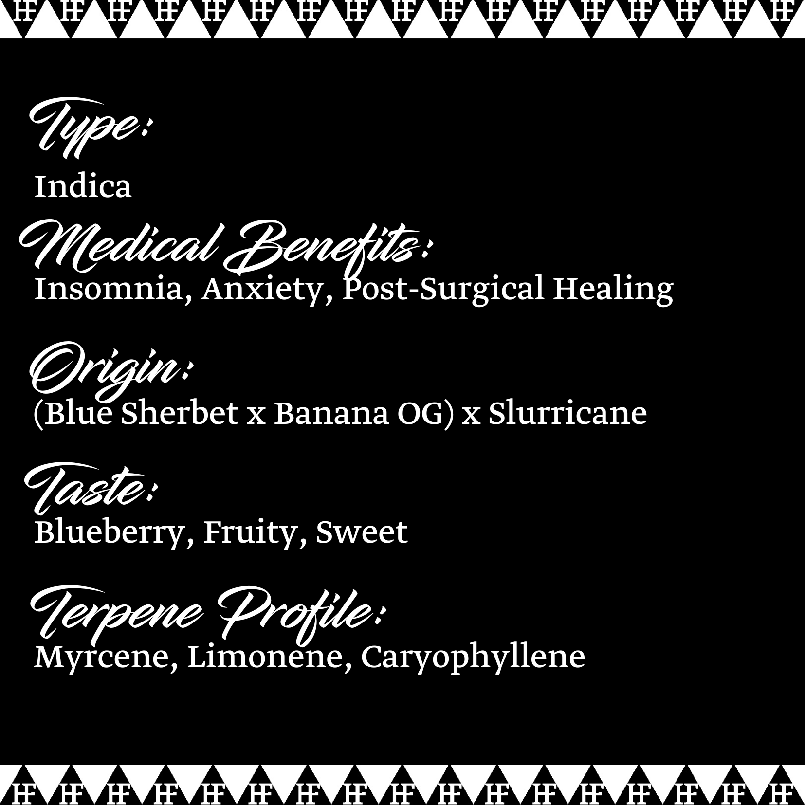 Blunana Slurricane Back Update 2122025 B72324BC Blunana Slurricane Strain Card Hicksford Farms